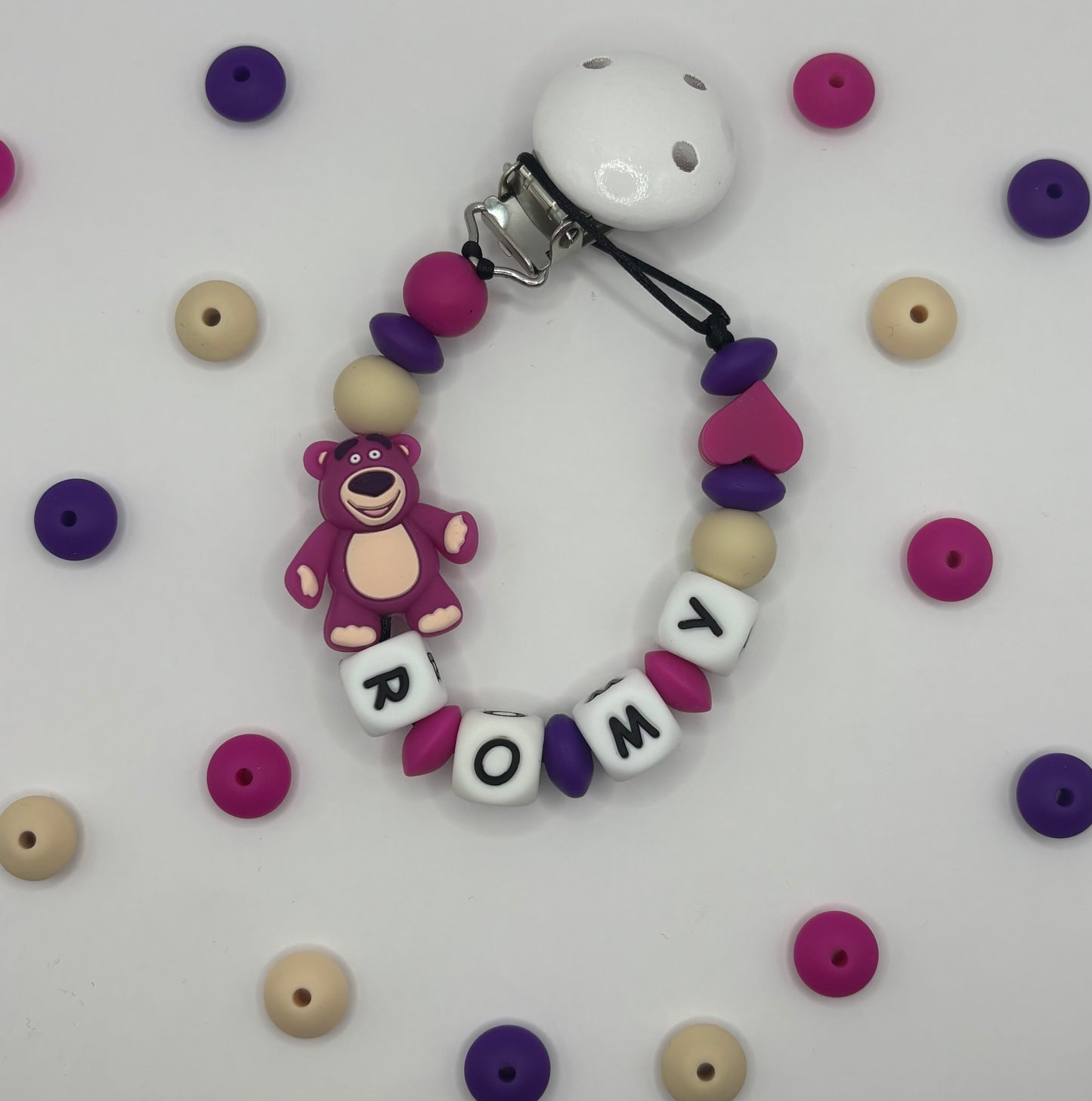 Attache tétine Lotso (Toy Story)