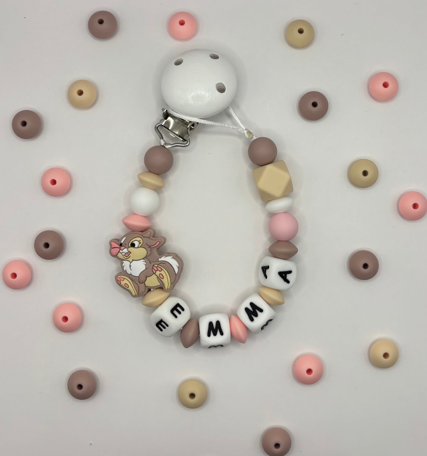 Attache tétine Panpan le lapin