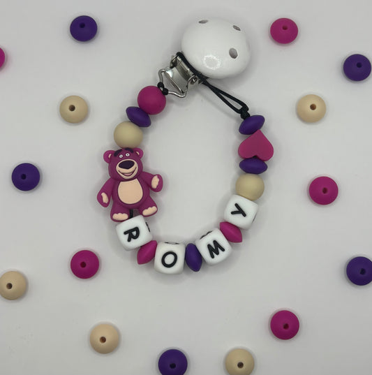 Attache tétine Lotso (Toy Story)