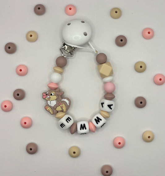 Attache tétine Panpan le lapin