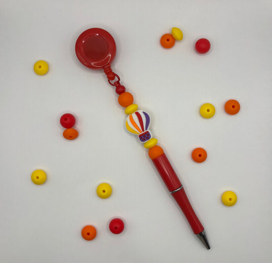 Stylo rétractable (Rouge)