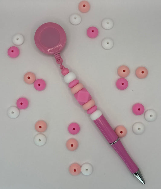 Stylo rétractable ( Rose )